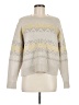 Lucky Brand Chevron-herringbone Gray Pullover Sweater Size M - photo 1