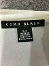 Como Black Ivory Sleeveless Blouse Size S - photo 7