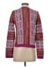 Gryphon New York Print Purple Pullover Sweater Size S - photo 2