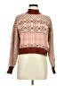 American Eagle Outfitters Print Brown Pullover Sweater Size M - photo 1