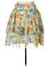 Illa Illa 100% Polyester Tie-dye Yellow Casual Skirt Size L - photo 1