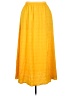 Shein Solid Yellow Casual Skirt Size 0X - photo 1