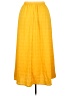 Shein Solid Yellow Casual Skirt Size 0X - photo 2