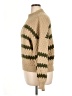 Kirundo Chevron-herringbone Tan Turtleneck Sweater Size XL - photo 5