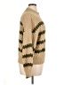 Kirundo Chevron-herringbone Tan Turtleneck Sweater Size XL - photo 4
