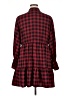 ELOQUII Elements 100% Polyester Plaid Burgundy Casual Dress Size 16 - photo 2