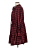 ELOQUII Elements 100% Polyester Plaid Burgundy Casual Dress Size 16 - photo 5