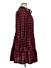 ELOQUII Elements 100% Polyester Plaid Burgundy Casual Dress Size 16 - photo 4