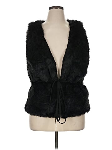 Love Tree Faux Fur Vest (view 1)