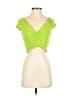 Zara Green Short Sleeve Top Size S - photo 1