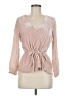 J.Crew Pink Long Sleeve Blouse Size 6 - photo 1