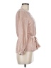 J.Crew Pink Long Sleeve Blouse Size 6 - photo 4
