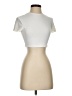 Shein Ivory Short Sleeve Turtleneck Size S - photo 1