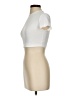 Shein Ivory Short Sleeve Turtleneck Size S - photo 5