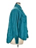 Lane Bryant 100% Lyocell Teal Long Sleeve Button-Down Shirt Size 18 - photo 4