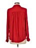 H&M 100% Polyester Red Long Sleeve Blouse Size 6 - photo 2