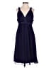 The Limited 100% Polyester Solid Blue Cocktail Dress Size 0 - photo 1