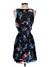 Express 100% Polyester Print Black Cocktail Dress Size XS - photo 2