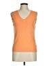 MULTIPLES Orange Sleeveless T-Shirt Size M - photo 1