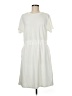Unbranded Solid White Ivory Casual Dress Size M - photo 1