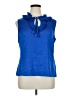 Alex Marie Blue Sleeveless Blouse Size XL - photo 1