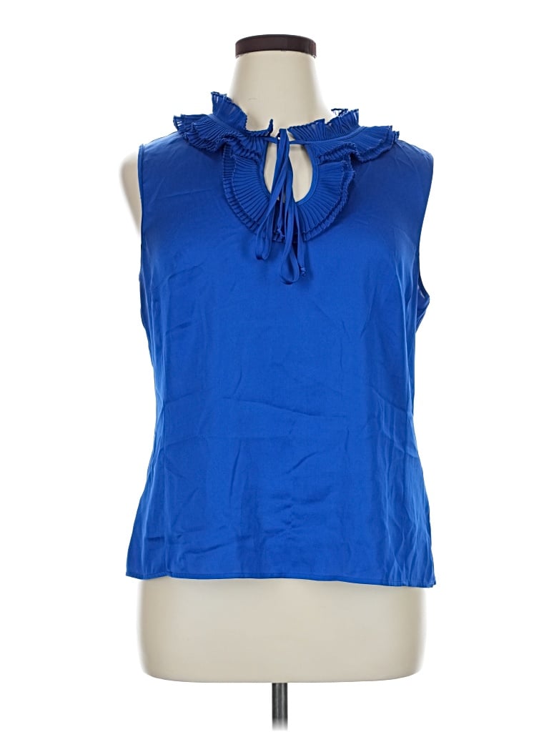 Pre-owned Alex Marie Sleeveless Blouse In Blue