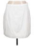Express Solid White Casual Skirt Size XL - photo 1