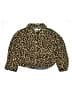 Zara Animal Print Gold Jacket Size 10 - photo 1