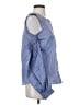Milly Blue Long Sleeve Blouse Size 2 - photo 4