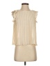Black Poppy 100% Polyester Ivory Sleeveless Blouse Size XS - photo 1