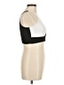 River Island 100% Polyester White Sleeveless Top Size 8 - photo 4