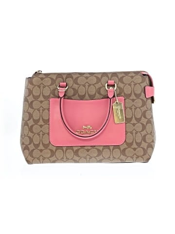 Coach Factory Leather Satchel (view 1)