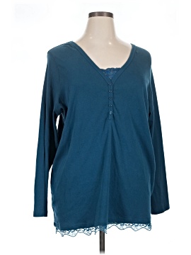 Woman Within Long Sleeve Top