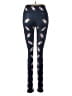 Goldsheep Print Blue Leggings Size S - photo 2