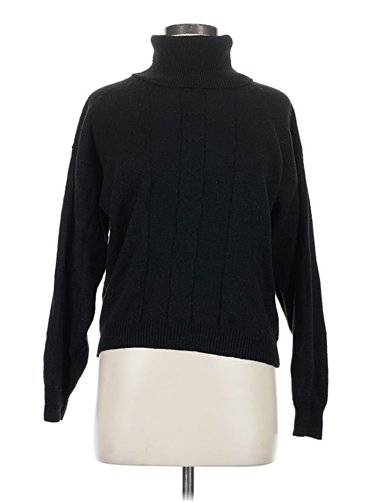 Pre-owned Honors Turtleneck Sweater In Black