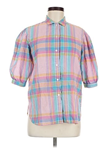 Esprit Sport 3/4 Sleeve Button-Down Shirt (view 1)