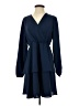 Unbranded 100% Polyester Solid Blue Casual Dress Size S - photo 1
