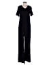 Meg Solid Black Jumpsuit Size L - photo 1