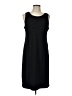 Adrienne Vittadini Solid Black Casual Dress Size L - photo 1