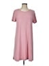Gap Solid Pink Casual Dress Size L - photo 1