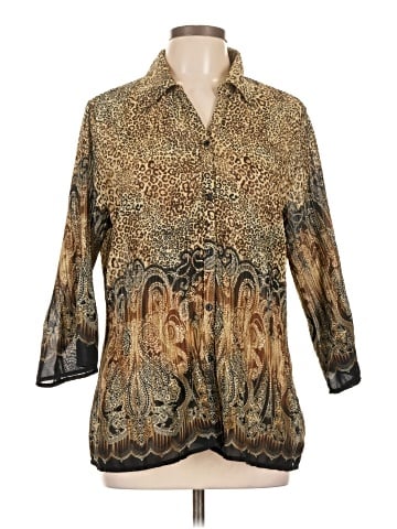 Fashion Bug 3/4 Sleeve Blouse (view 1)
