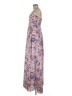 Parker 100% Polyester Paisley Blue Casual Dress Size M - photo 5
