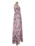 Parker 100% Polyester Paisley Blue Casual Dress Size M - photo 4