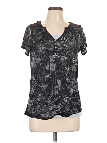 Christopher & Banks Short Sleeve Blouse (view 1)