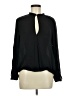 Halston Heritage 100% Polyester Black Long Sleeve Blouse Size 6 - photo 1