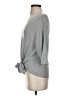 Elan Solid Gray 3/4 Sleeve Top Size S - photo 5