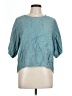 Unbranded Teal Short Sleeve Blouse Size L - photo 1