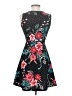 Planet Gold Tropical Black Cocktail Dress Size XS - photo 2