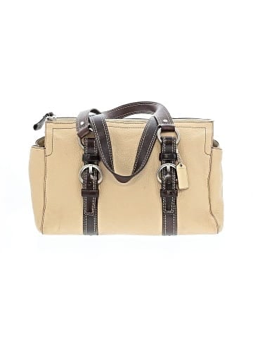 Coach Factory Leather Satchel (view 1)