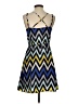 BCBGeneration 100% Polyester Chevron-herringbone Blue Casual Dress Size S - photo 2